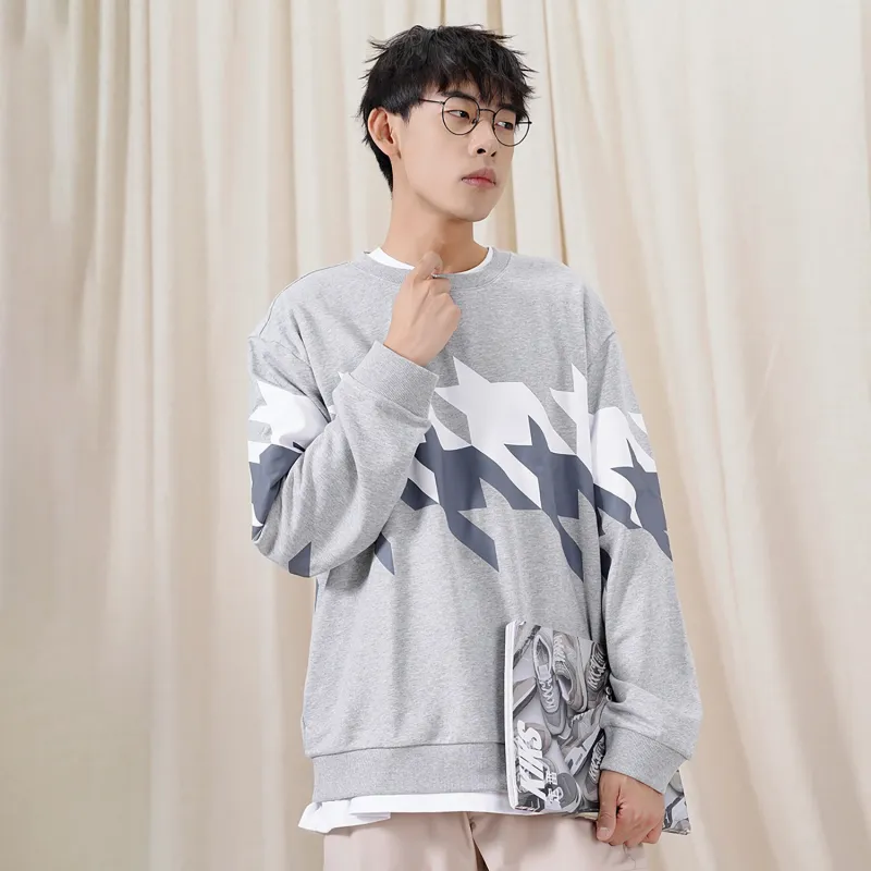 New Balance Sweatshirt Unisex Light Gray-4
