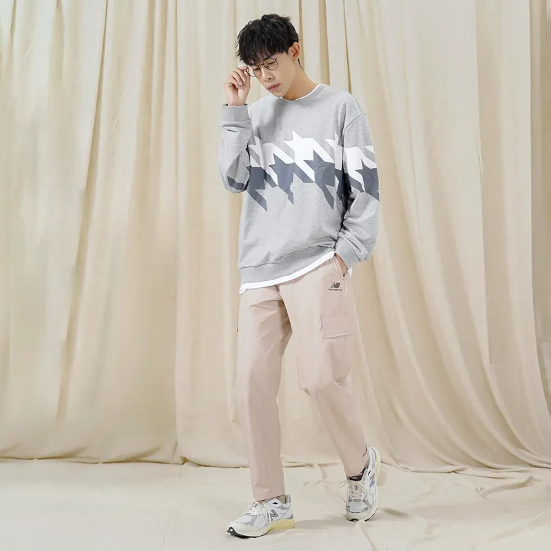 New Balance Sweatshirt Unisex Light Gray-2