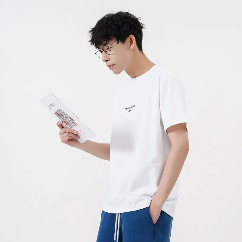 New Balance T Shirt Unisex White-4