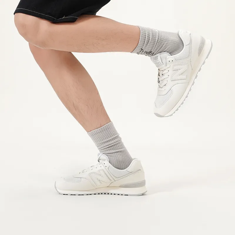 New Balance 574 Series Low Tops Retro Light Grey-7