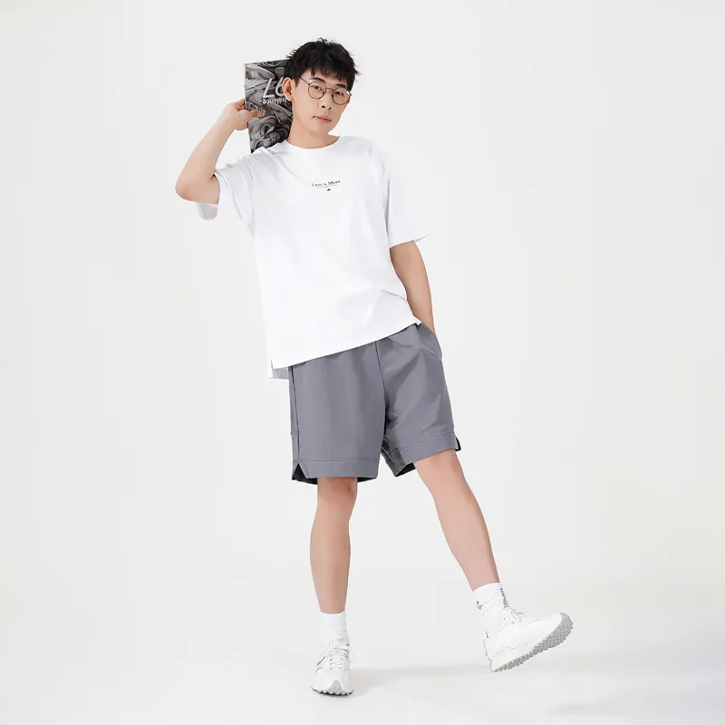 New Balance Nice Rice Casual Shorts Men Gray-4