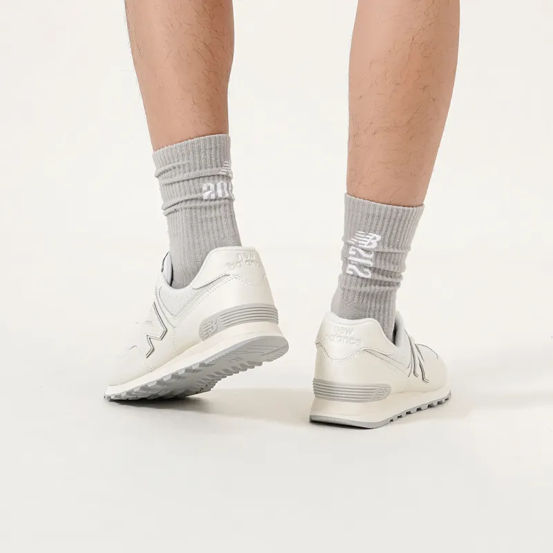 New Balance 574 Series Low Tops Retro Light Grey-8