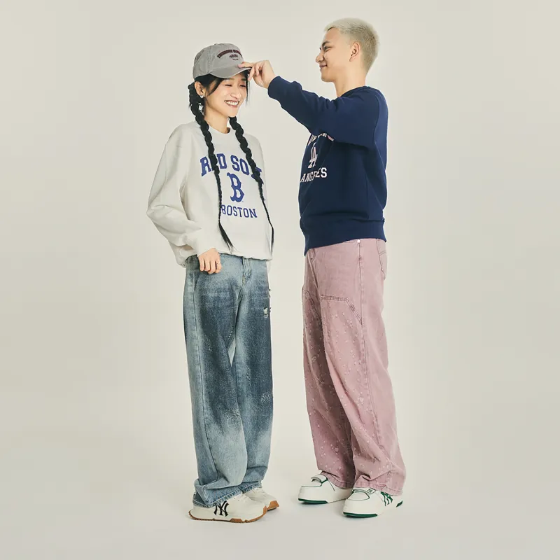 MLB College Style Series Sweatshirt Unisex Dark Cream-3