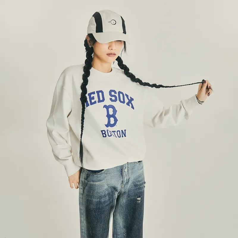 MLB College Style Series Sweatshirt Unisex Dark Cream-6