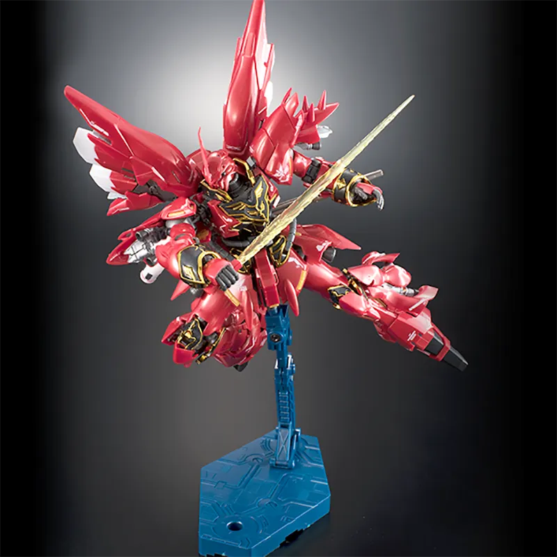 BANDAI RG 1 144 Sinanju Mechanical Shiny Injection Molding Edition Model Kits 13cm-1