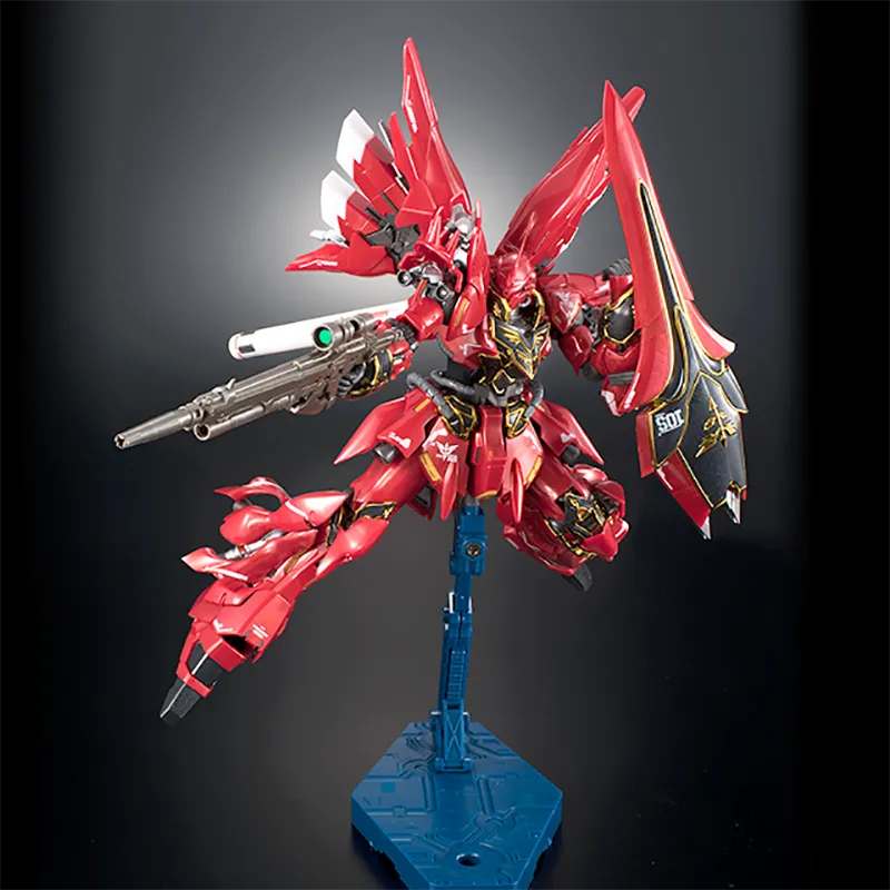 BANDAI RG 1 144 Sinanju Mechanical Shiny Injection Molding Edition Model Kits 13cm-2