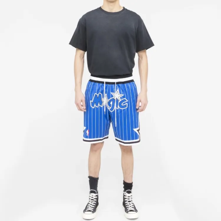 Mitchell & Ness x Just Don Basketball Shorts Men's Blue-2
