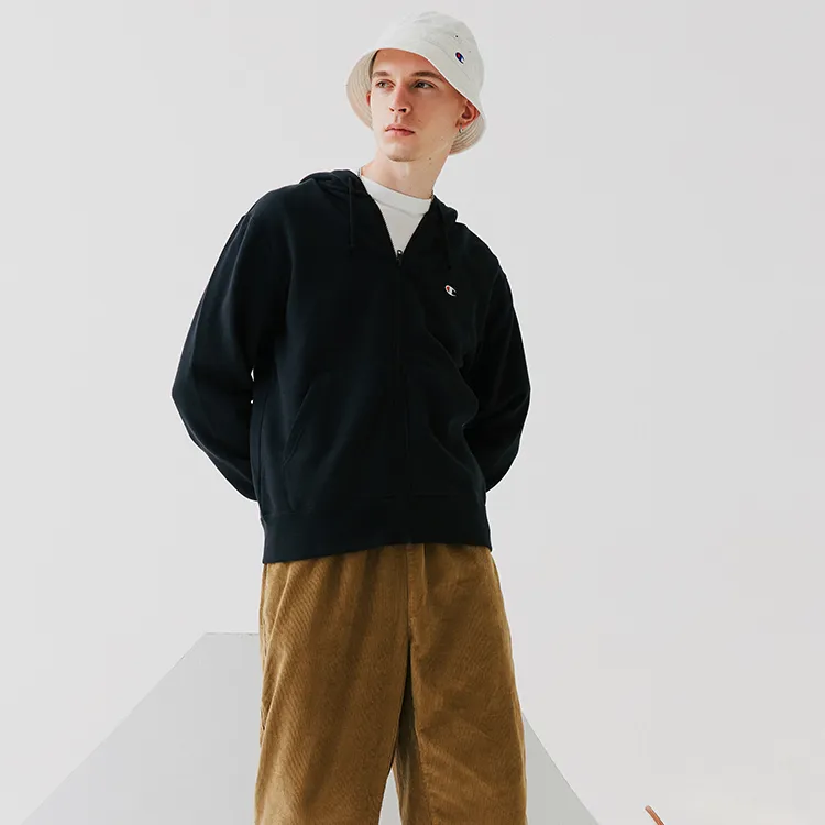 Champion Sweatshirt Japan Version Unisex Black-2