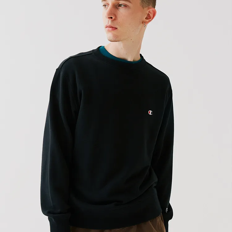 Champion Sweatshirts Unisex Black-3