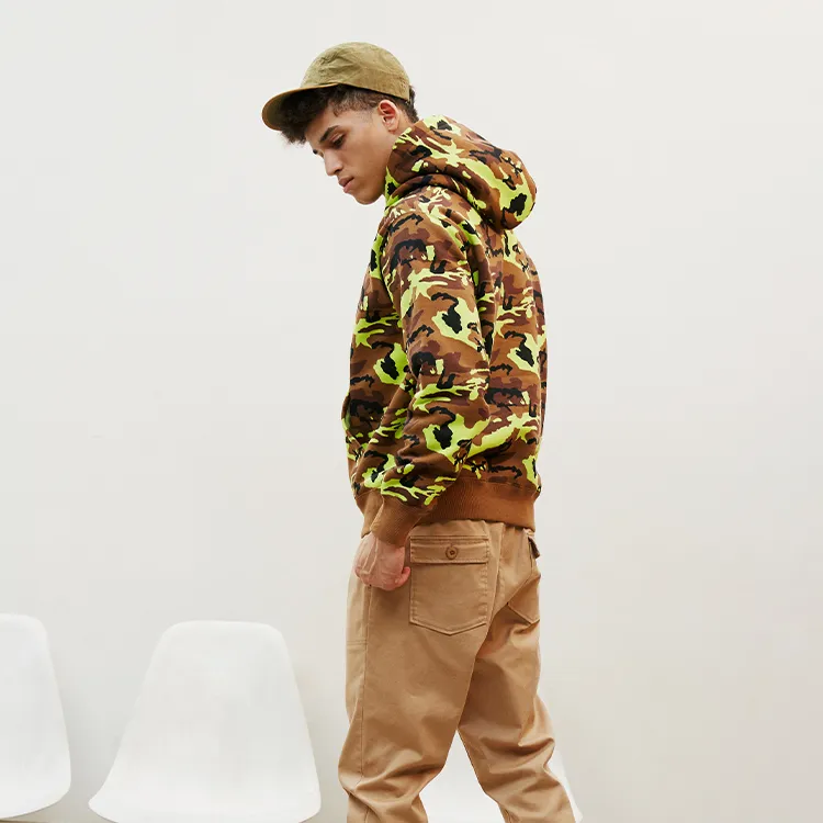 Champion Hooded Other Sweatshirt Japan Version Men's 1Khaki Multicolor-2