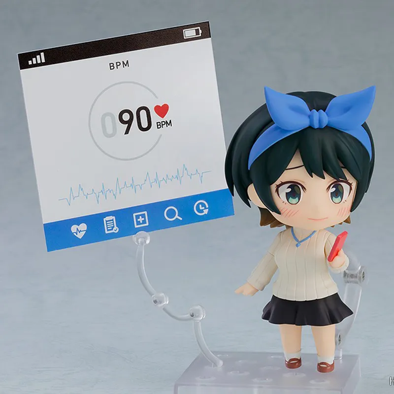 GSC Rent A Girlfriend Ruka Sarashina With Base 10cm Chibi Figures-4