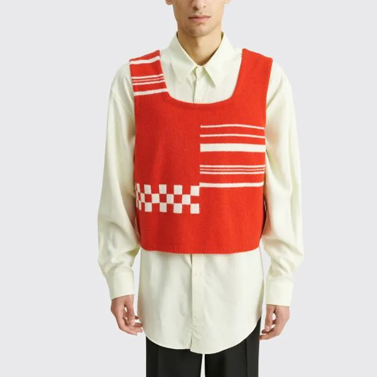 PRADA Tank Tops Men Red-1
