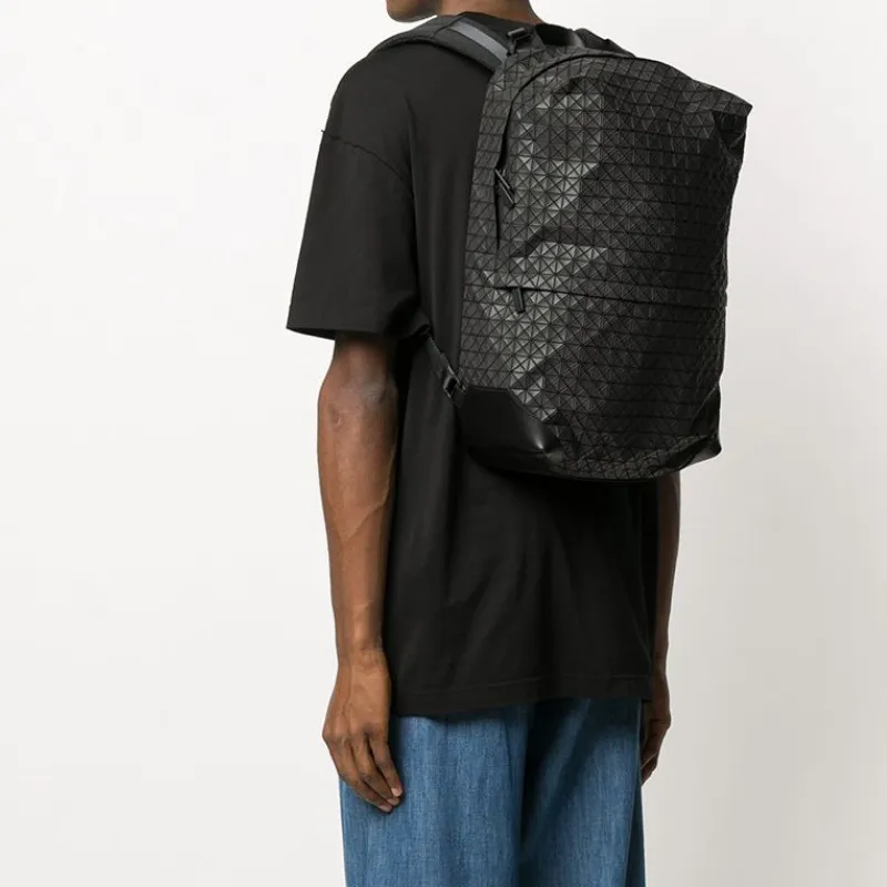 ISSEY MIYAKE Polyester Backpack Men's Black-5