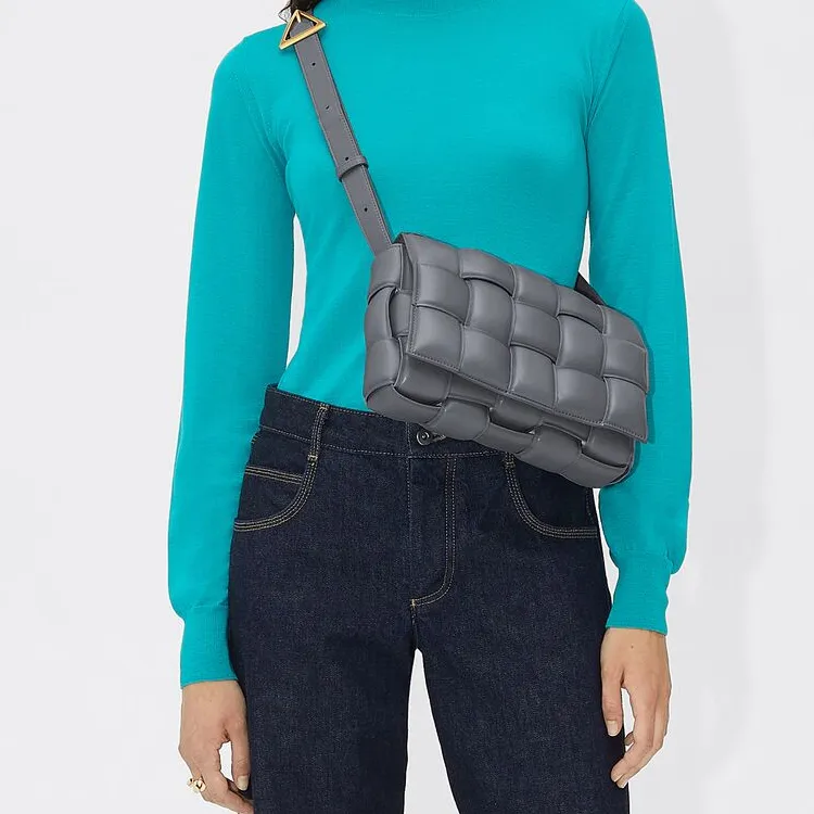 Bottega Veneta Padded Cassette Intrecciato Thunder-3