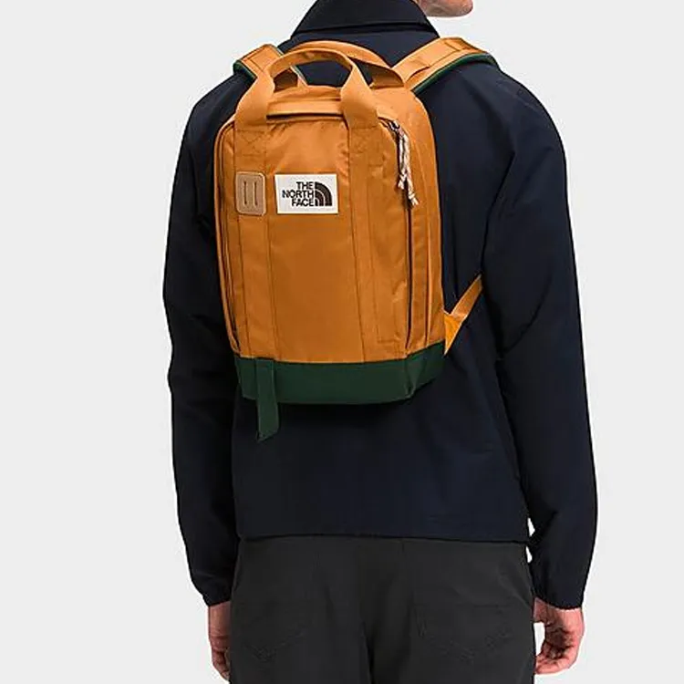 THE NORTH FACE Polyester Backpack Regular Unisex Tan Multicolor-3