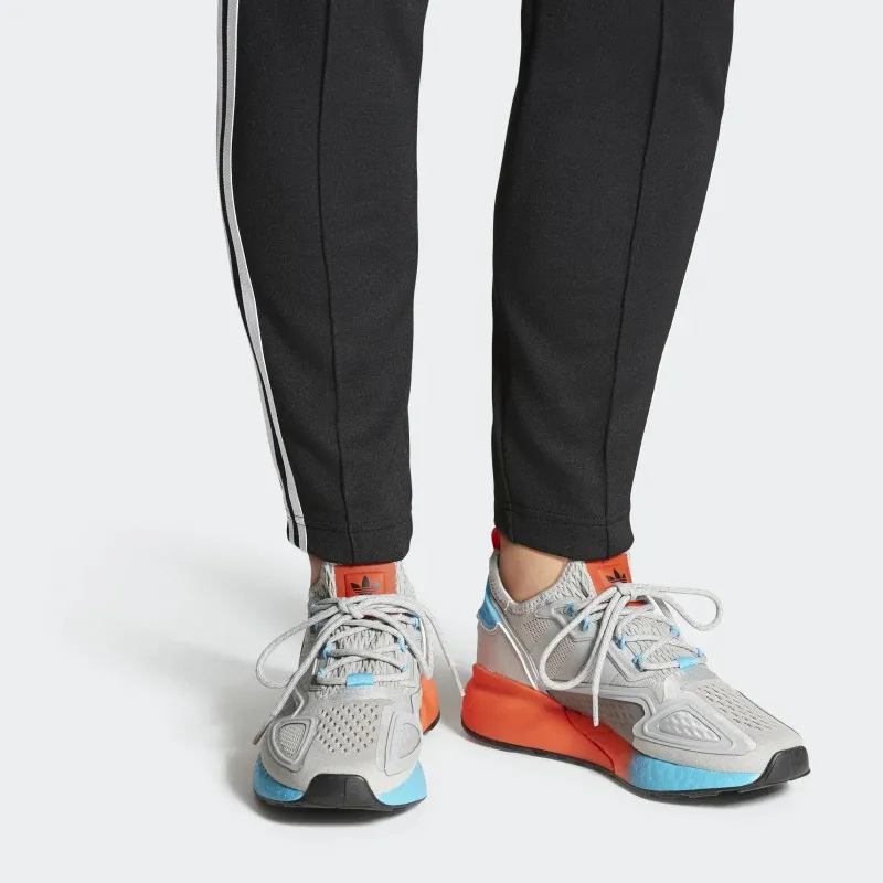 Adidas Zx 2K Boost Grey Two Signal Cyan Women's-7