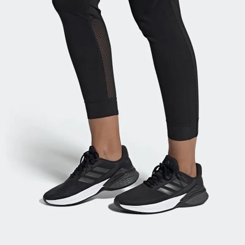 Adidas Response Sr 'Black White Silver' Women's-6