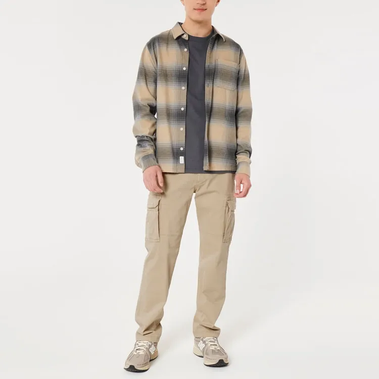 Hollister Cargo Pants Men Light Khaki-1