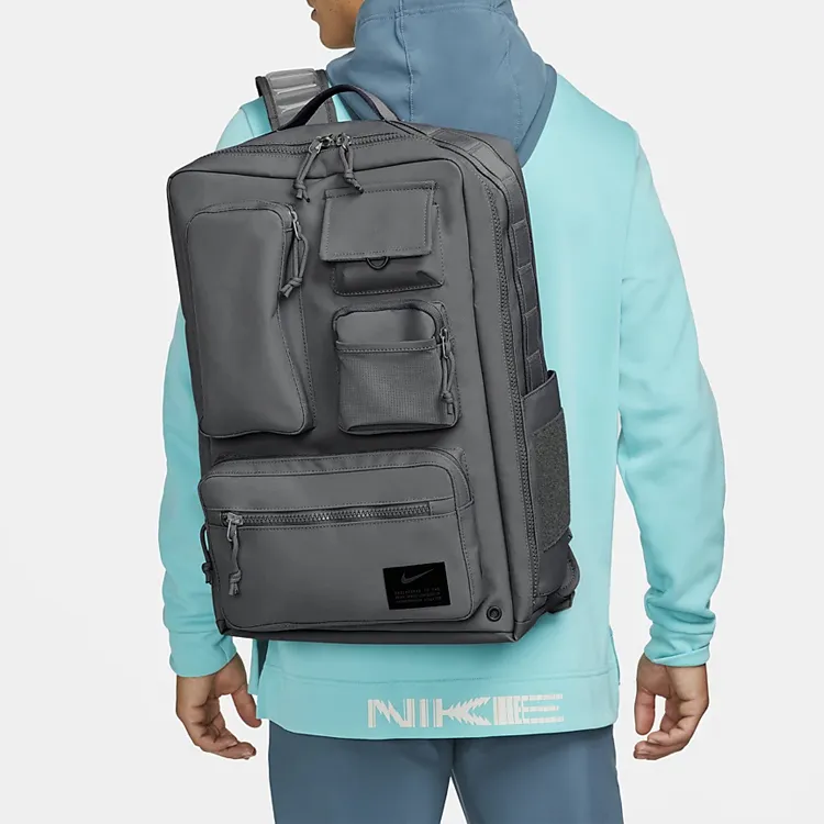 Nike Utility Elite Backpacks Gray-5