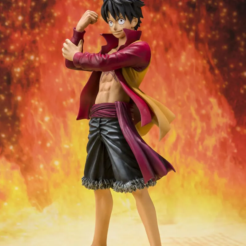 BANDAI Monkey D. Luffy Figuarts Zero One Piece Movie Luffy's Battle Outfit Scale Figures-2