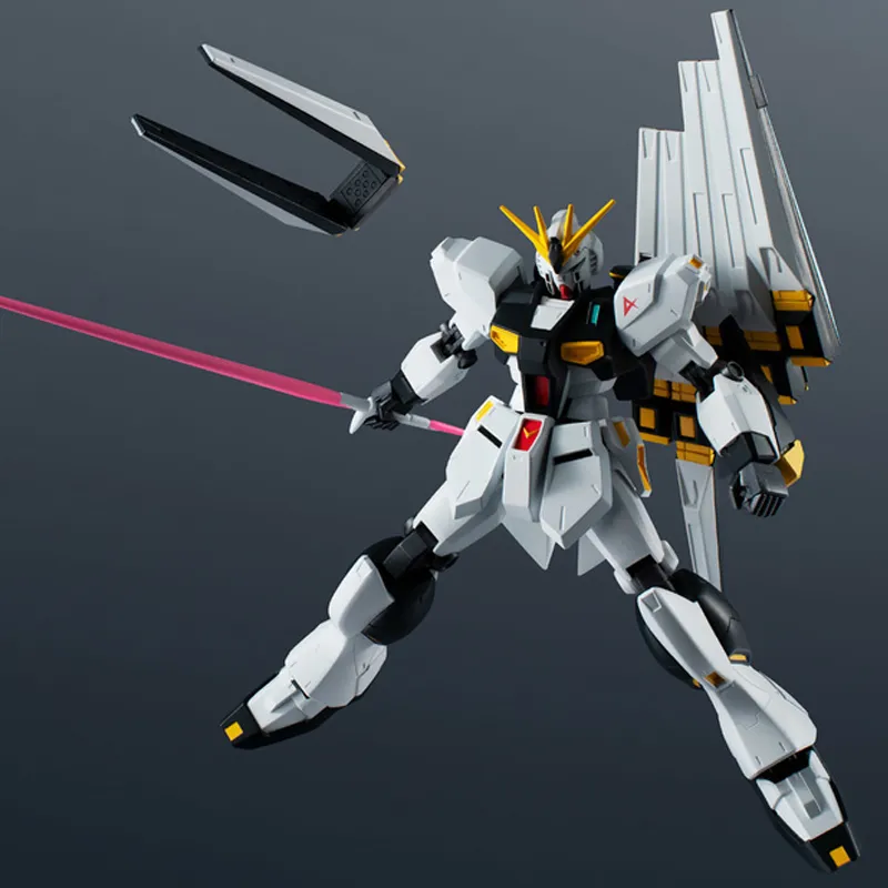 BANDAI Gundam Universe Mobile Suit Gundam Char's Counterattack RX 93 V Gundam Action Figure White-5