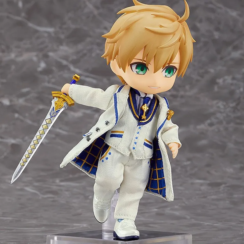 GSC Nendoroid, Fate, Fate/Grand Order, Swordsman, Arthur Pendragon, Servant Open, Pure White Rose Chibi Figures-3