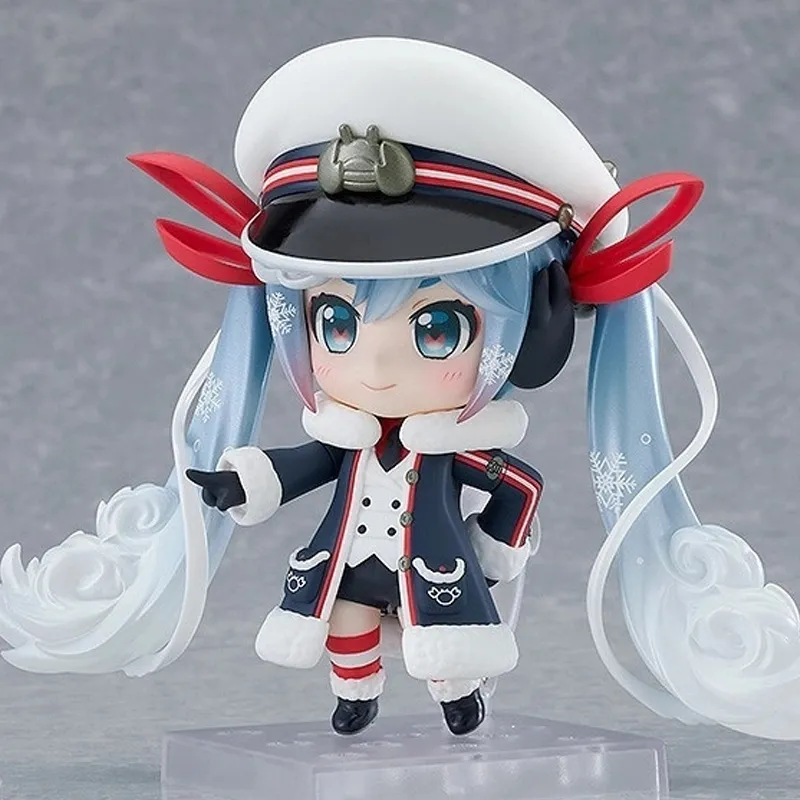GSC Hatsune Miku No.1800 Snow Halation Grand Voyage Ver Nendoroid Chibi Figures 10cm-6