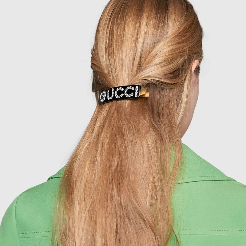GUCCI Crystal Single Hair Clip-2