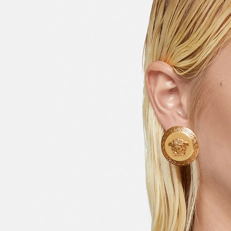 VERSACE Medusa Stud Earrings-1