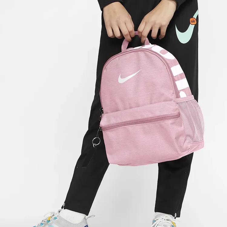 Nike Polyester Backpack Regular Unisex Orange Pink-4