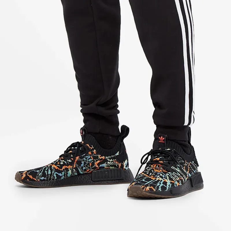 Adidas Nmd R1 Primeknit Black Multicolor-6