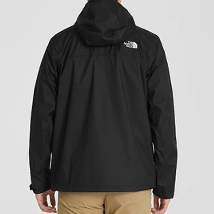 THE NORTH FACE Outdoor Hiking Waterproof, Windproof, And Breathable Windbreaker Jacket Men's Black-5