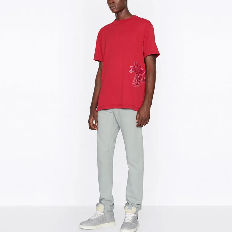 DIOR x Kenny Scharf Collaboration SS22 T-Shirt Men's Red-2