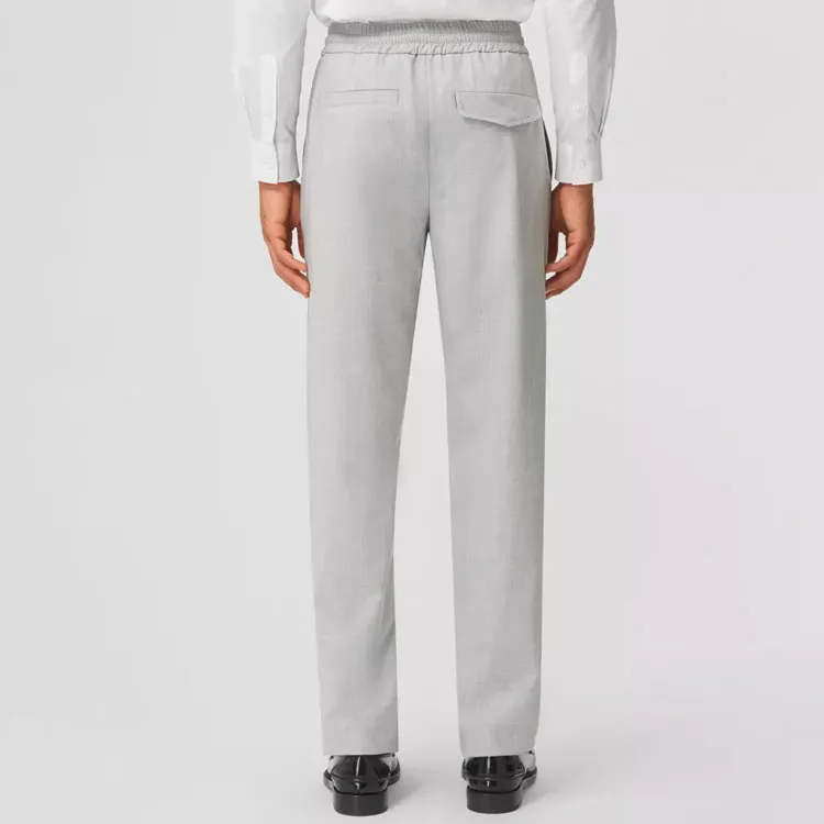 Burberry Knitted Sweatpants Men Taupe Heather Gray-2