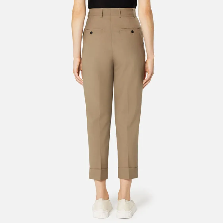 Ami Carrot Fit Trousers 'Taupe'-2