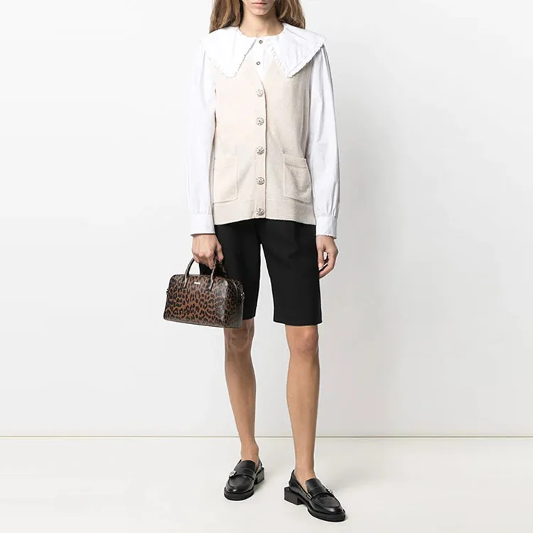 GANNI Cashmere Sweaters Women's Beige-1
