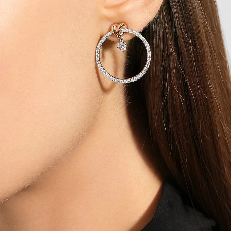 Swarovski Metal Earrings Women's-3