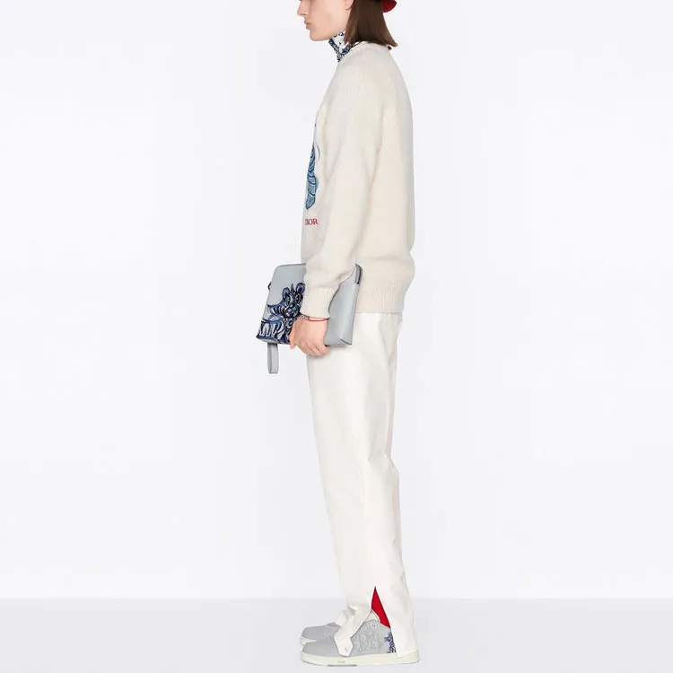 DIOR Quarterly New Products Sweaters Men White-4