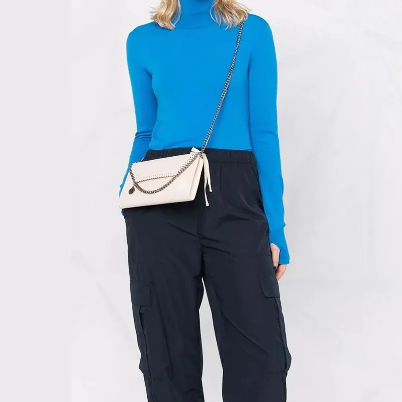 Stella McCartney Polyurethane Crossbody Bag, Shoulder Bag Mini White-3