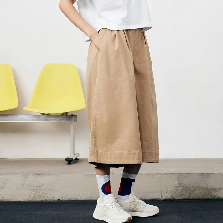 Champion Straight Moderate Sweatpants Japan Version Women's Khaki-4