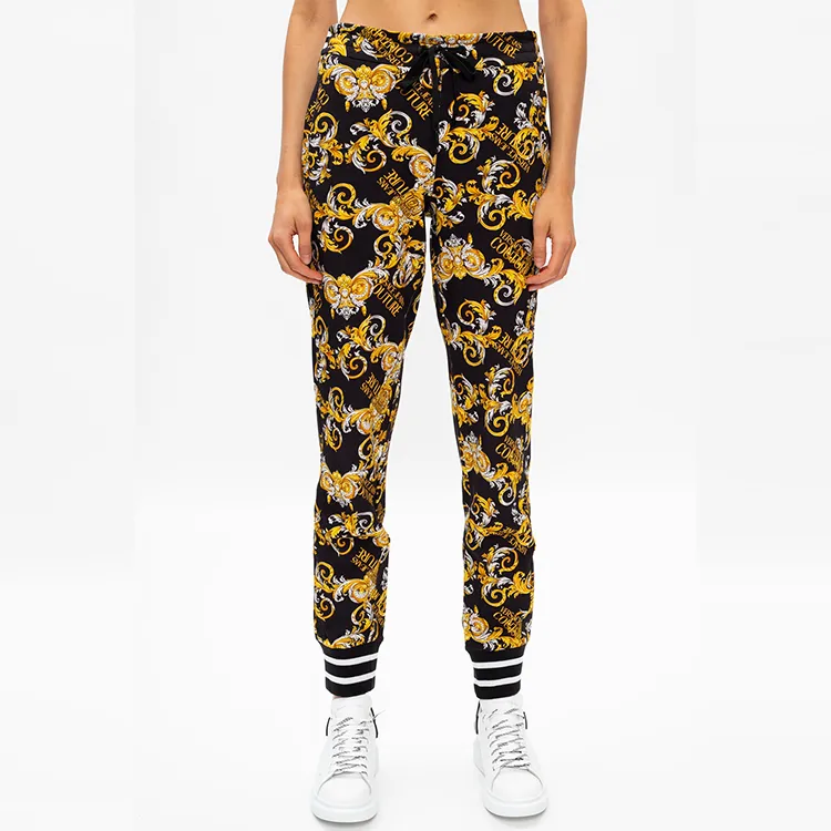 VERSACE JEANS COUTURE Sports Pants Women's Black-3