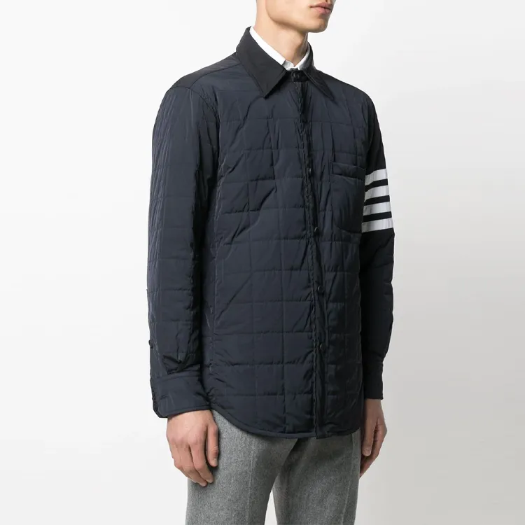 THOM BROWNE 4 Bar Stripe Shirt Jacket-2