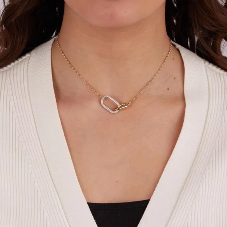 Swarovski Time Necklaces Women's-4