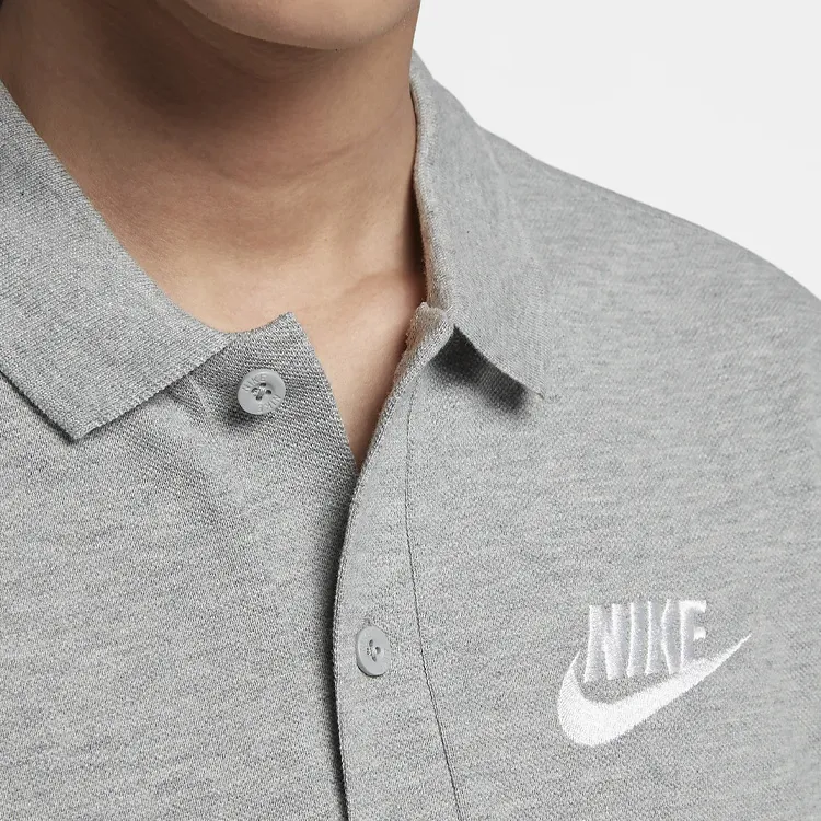 Nike Polo Shirts Men Dark Heather Gray-3