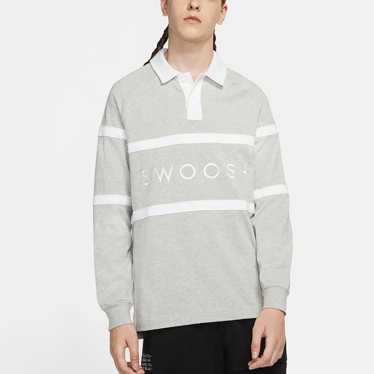 Nike Polo Shirts Men Gray-3