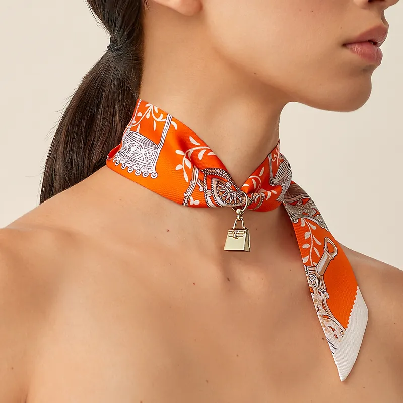 HERMES Silk Scarves Unisex-1