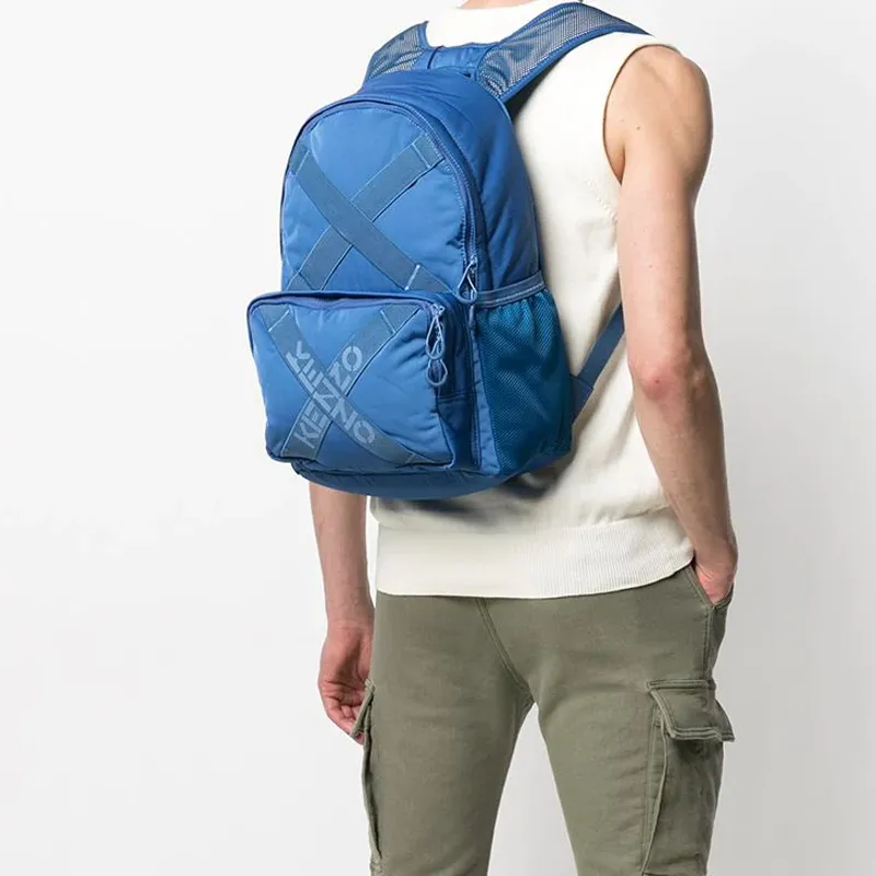 KENZO Letter Logo Backpacks-4