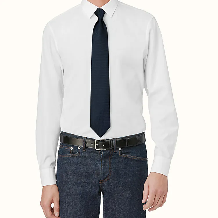 HERMES Honore Ties Men Dark Blue-1