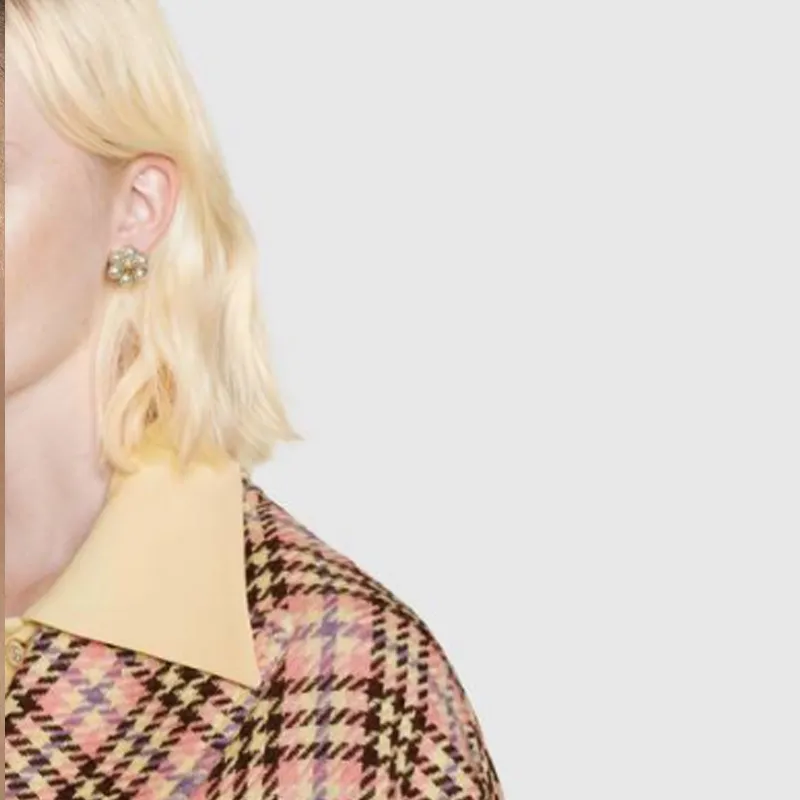 GUCCI Embellished Double G Earrings-2