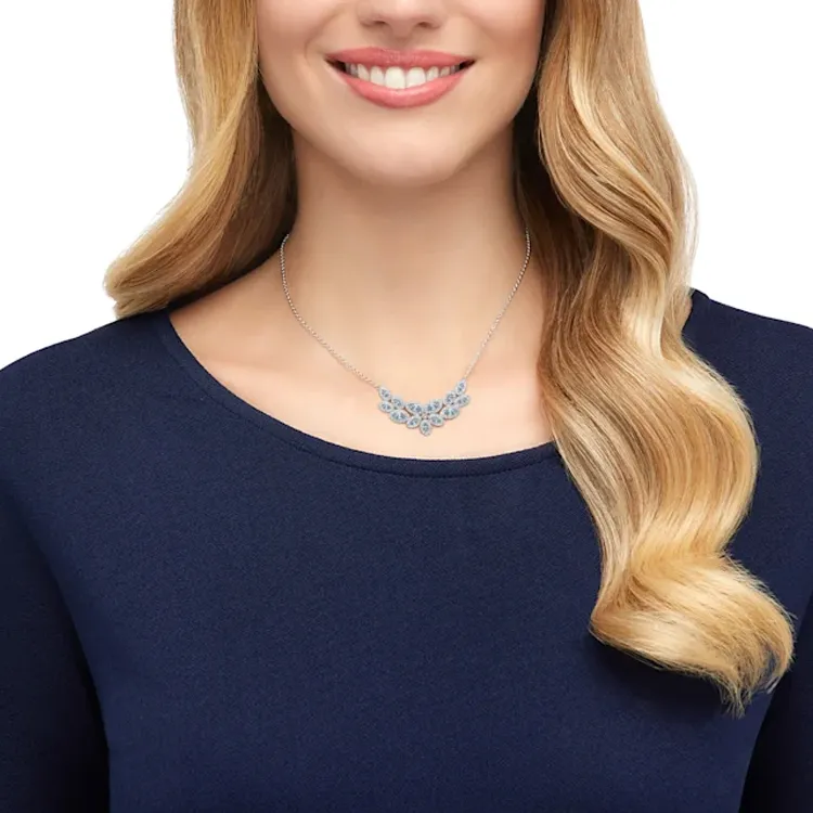 Swarovski Baron Necklaces Women's Blue-2